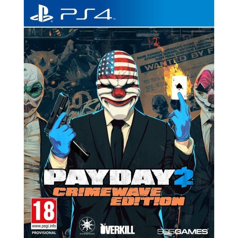 Jeux PS4 : PayDay 2 Crime Wave Edition - Occasion