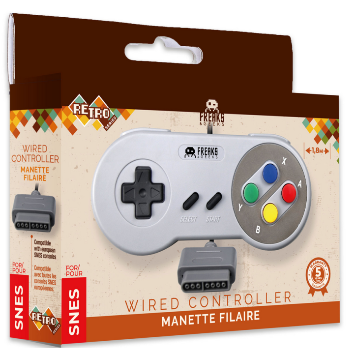 Manette Super Nintendo SNES couleurs Europe | Ordiland Mulhouse