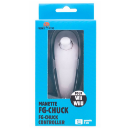 Manette type Nunchuk blanche Wii | Ordiland Mulhouse