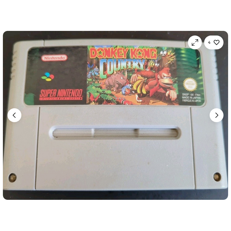 Jeux Super-Nintendo : Donkey Kong Country ( Loose) - Occasion