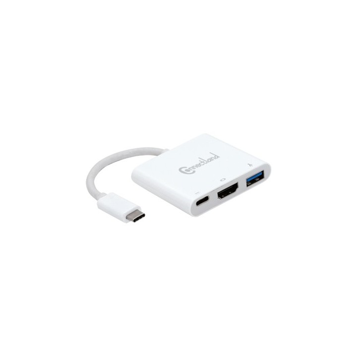 Adaptateur USB-C vers Hdmi et Usb 3.0 Connectland | Ordiland