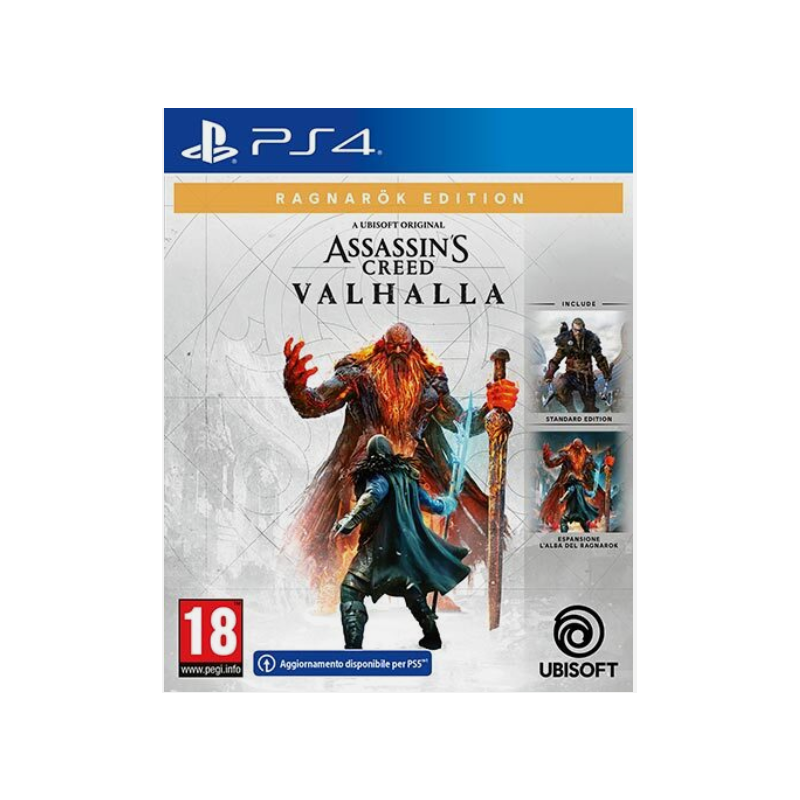 Jeux PS4 : Assassin's Creed Valhalla édition Ragarök - Occasion