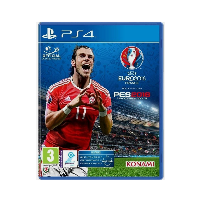 Jeux PS4 : PES 2016 édition euro 2016 - Occasion
