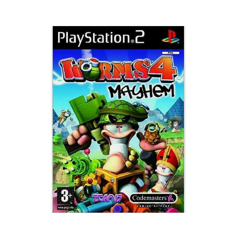 Jeux PS2 : Worms 4 Mayhem - Occasion