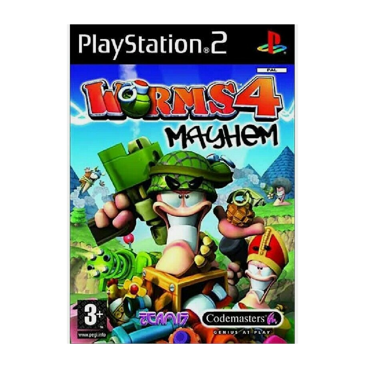 Worms 4 : Mayhem PS2 d'occasion | Ordiland Mulhouse