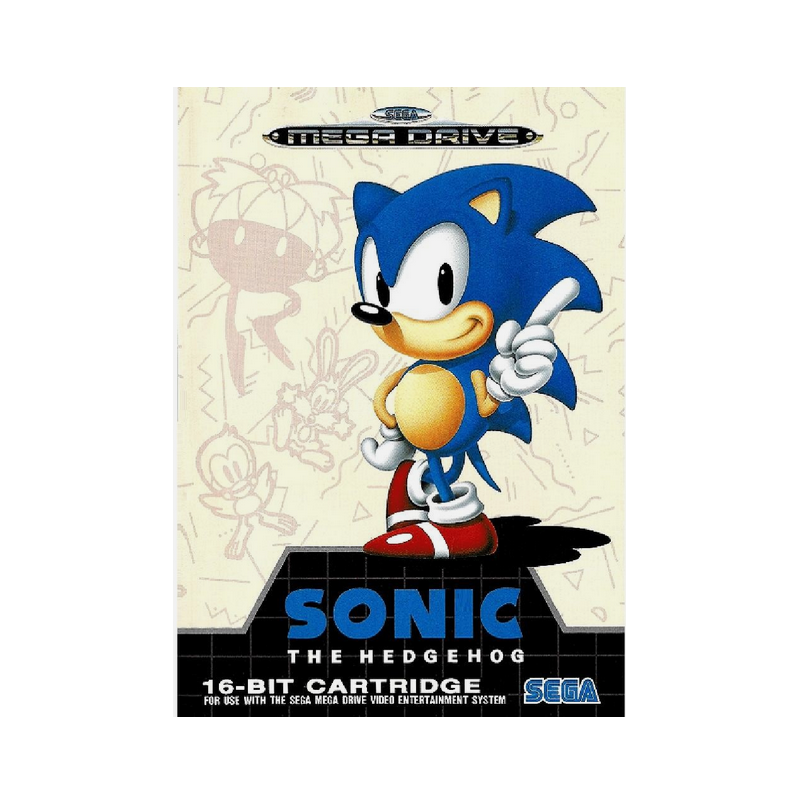 Jeux Megadrive : Sonic The Hedgehog - Occasion