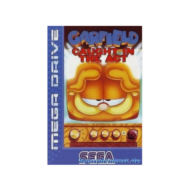 Jeux Megadrive : Garfield Caught In The Act - Occasion