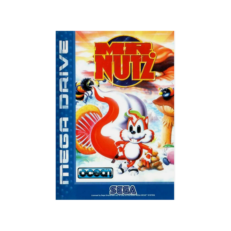 Jeux Megadrive : Mr Nutz - Occasion