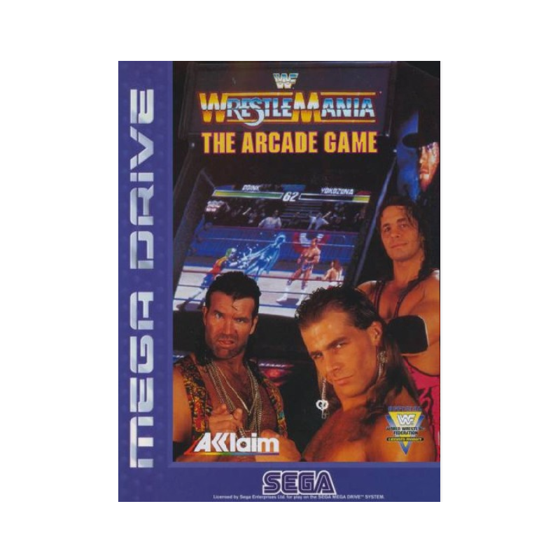 Jeux Megadrive : Wrestle Mania The Arcade Game (Loose) - Occasion