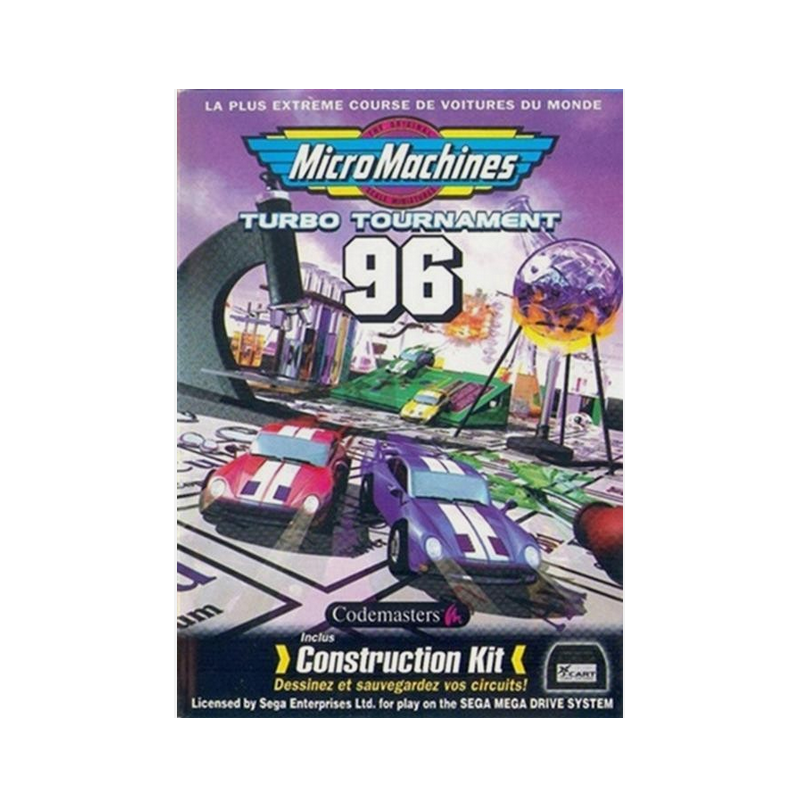 Jeux Megadrive : Micro Machine Turbo Tournament - Occasion