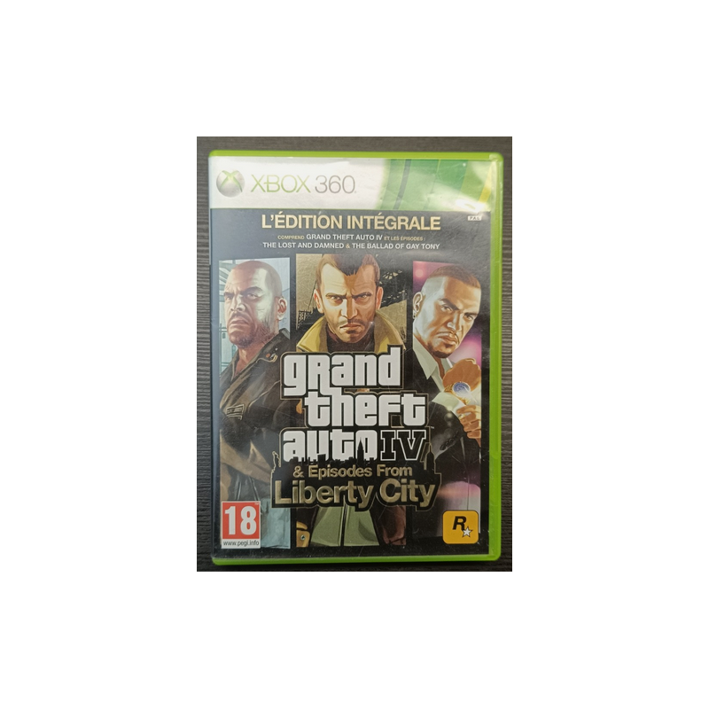 Jeux xbox 360 - Grand Theft Auto IV & Episode From Liberty City L'édition intégrale - occasion