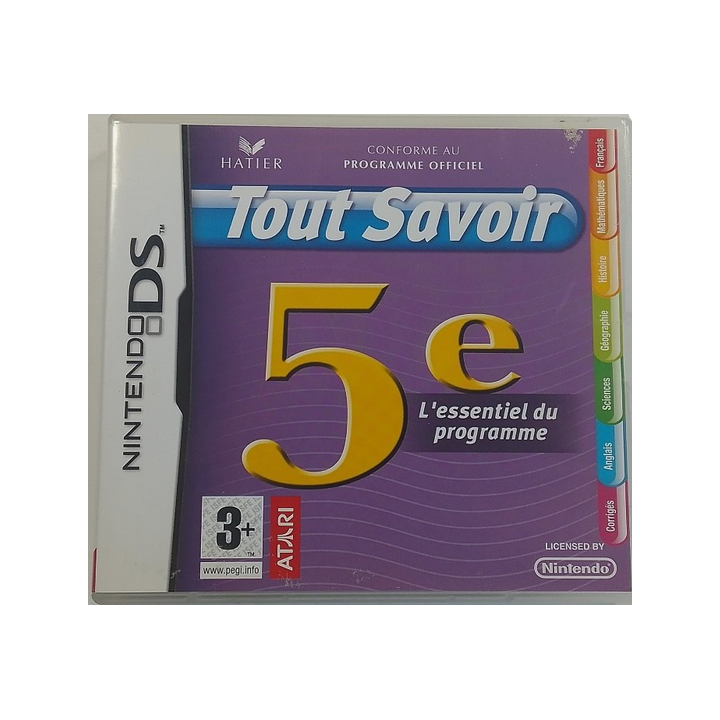 Tout Savoir 5e DS d'occasion | Ordiland Mulhouse