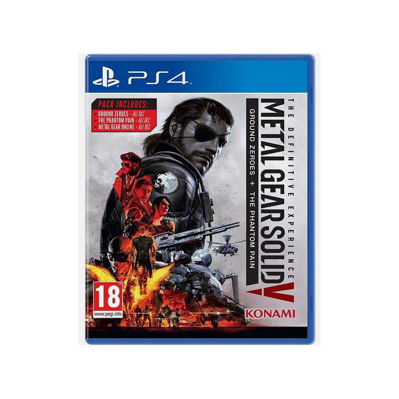 Jeux PS4 : Metal Gear Solid V Ground Zeroes + The Phantom Pain - Occasion