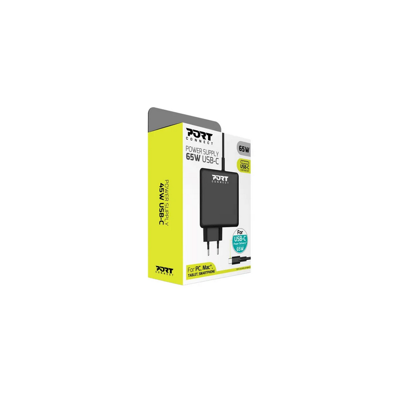 PORT Connect - Chargeur secteur universel - USB-C - 65 Watt
