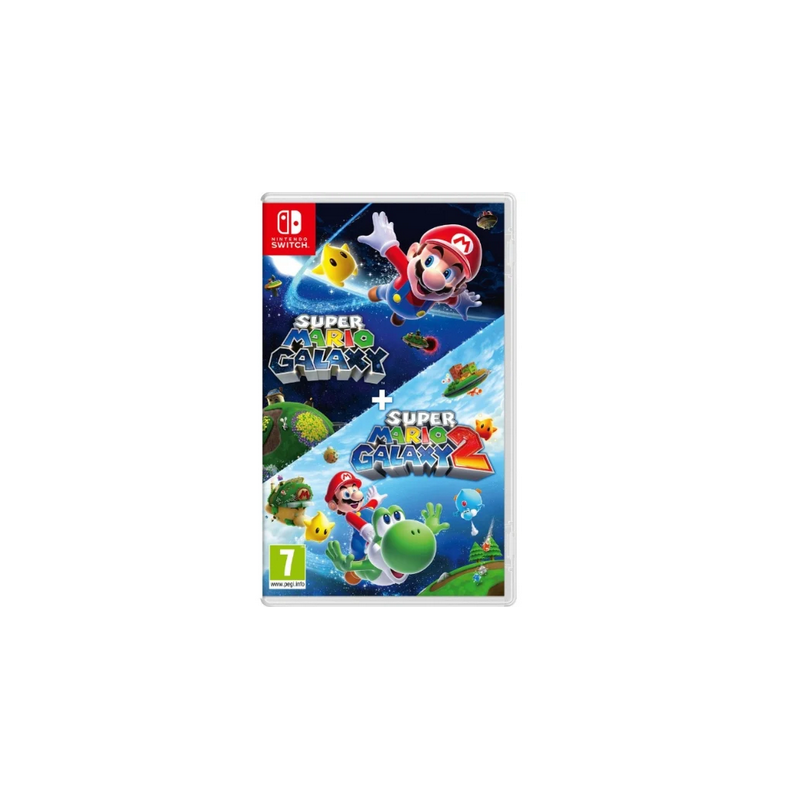 Jeux Nintendo Switch : Super Mario Galaxy + Super mario Galaxy 2 - Occasion