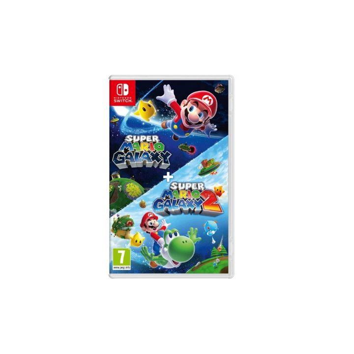 Jeux Nintendo Switch : Super Mario Galaxy + Super mario Galaxy 2 - Occasion