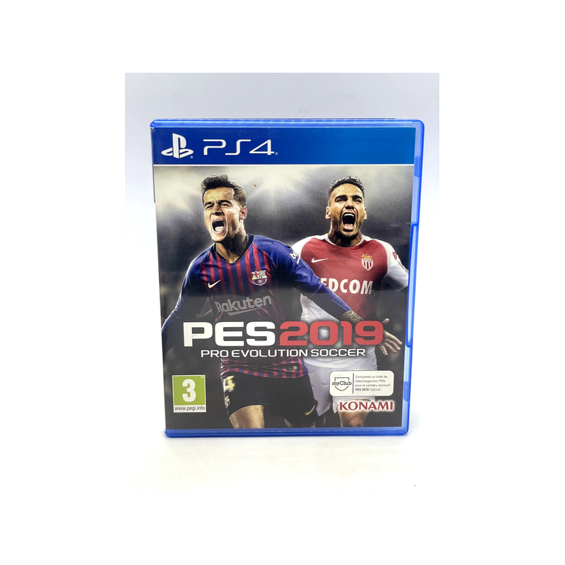 Jeux PS4 : PES 2019 - Occasion
