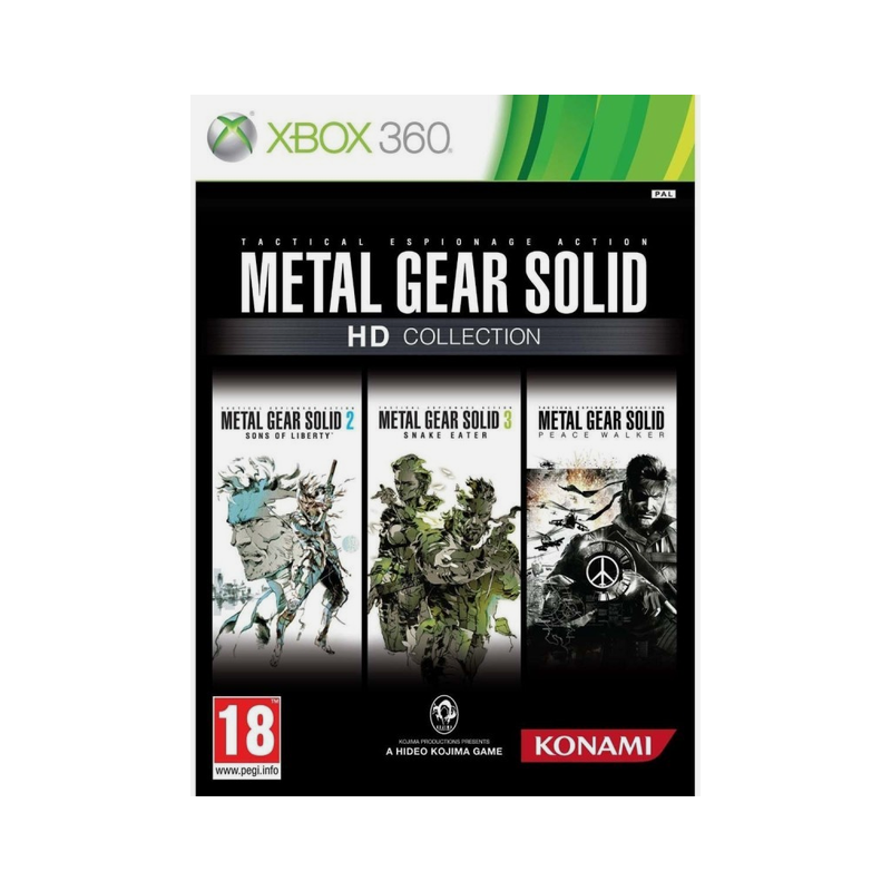 Jeux XBox 360 : Metal Gear Solid HD Collection - Occasion