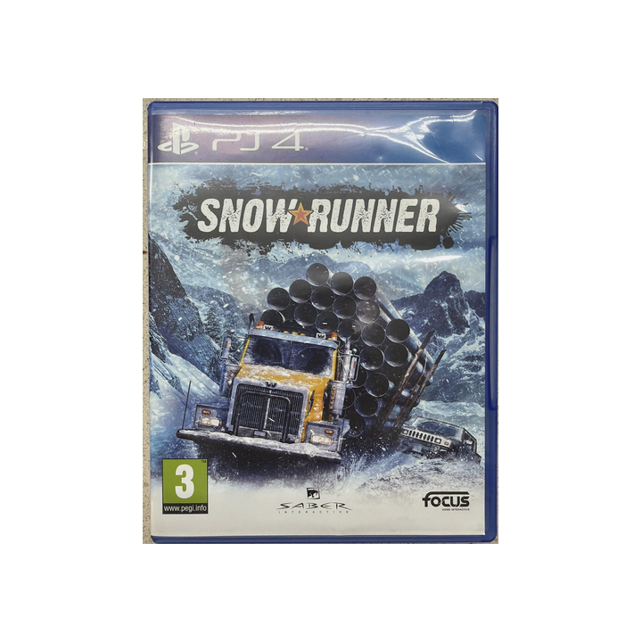 Jeux PS4 : Snow Runner - Occasion | Ordiland