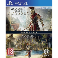 Jeux PS4 : Double Pack Assassin's Creed Origins + Odyssey - Occasion