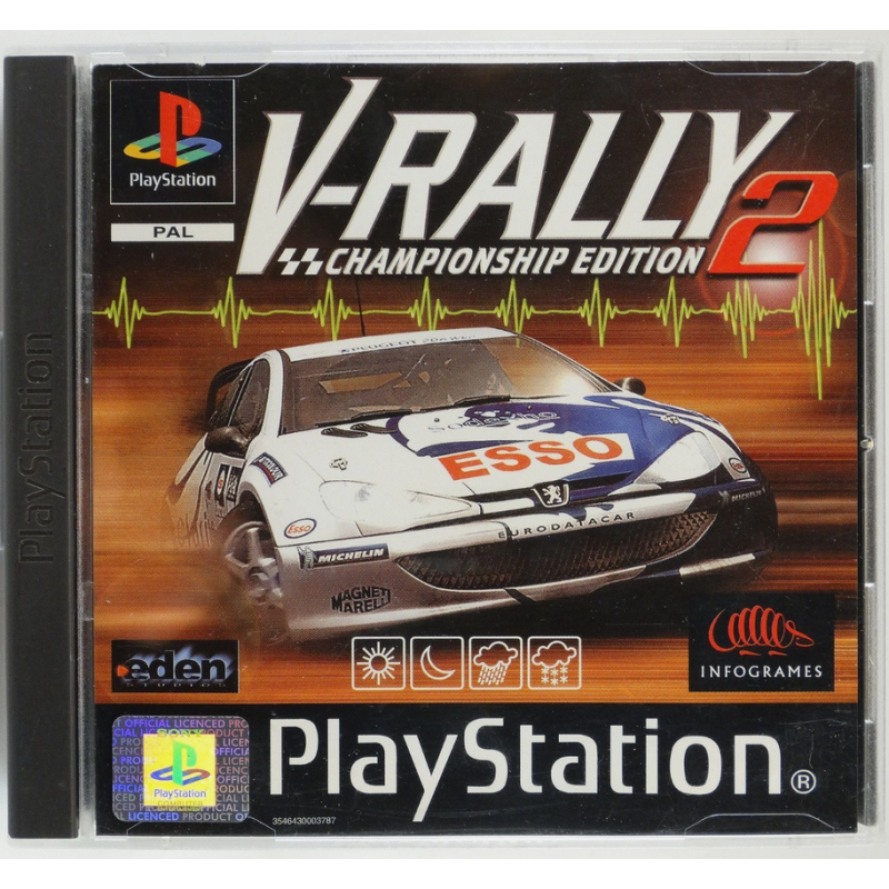 Jeux PS1 : V- Rally 2 Championship edition - Occasion