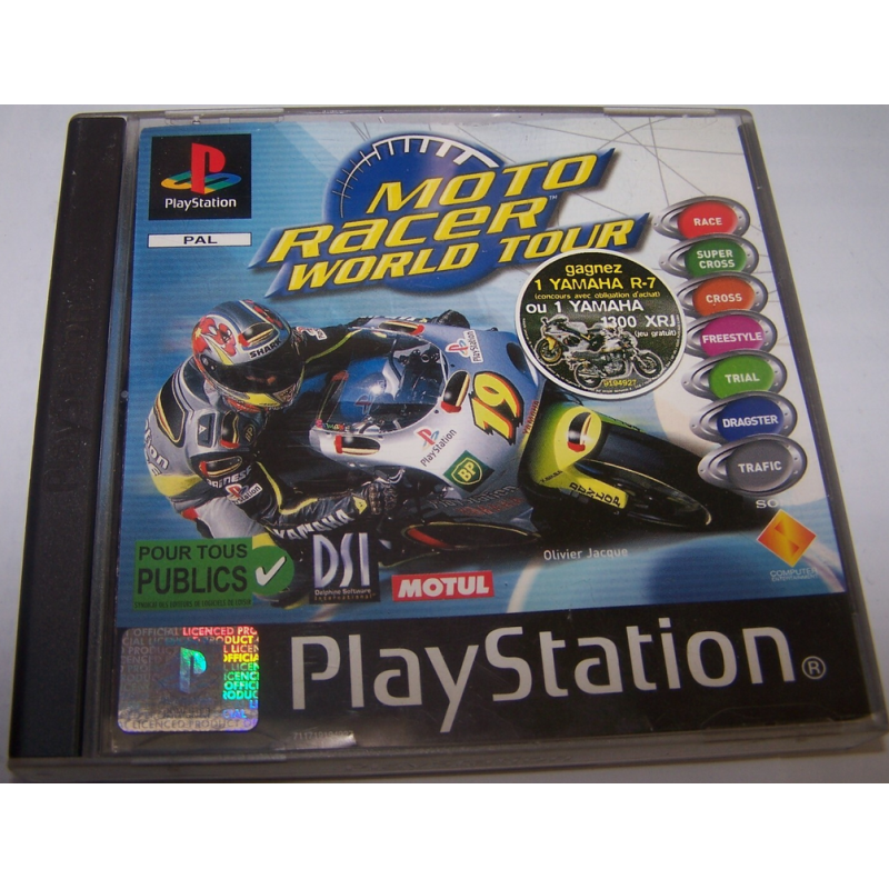Jeux PS1 : Moto Racer World Tour - Occasion