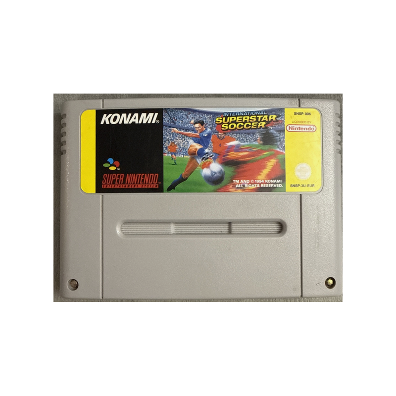 Jeux Super Nintendo : Intenational Superstar Soccer - Occasion