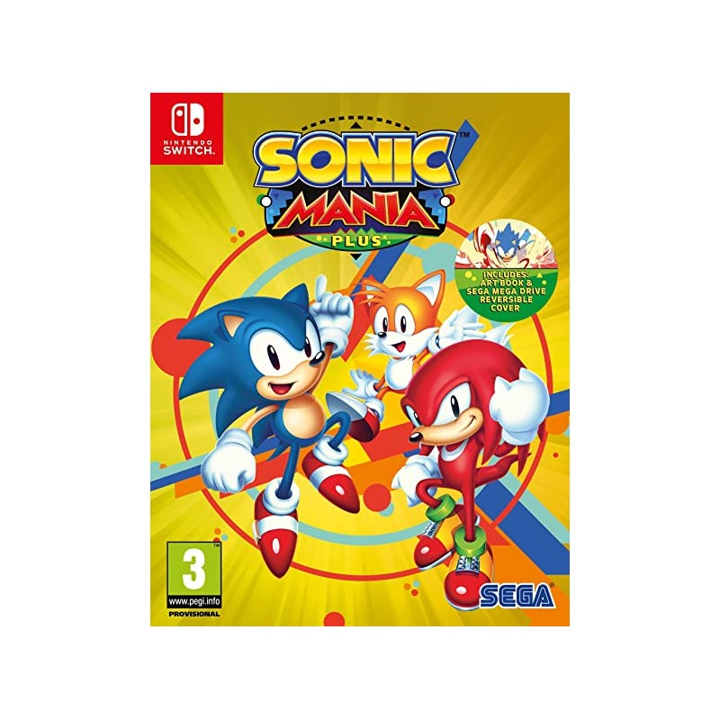 Jeux Nintendo Switch : Sonic Mania Plus - Occasion