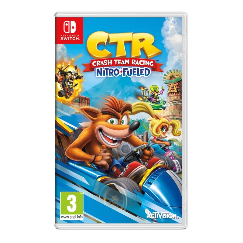 Jeux Nintendo Switch : Crash Team Racing Nitro-Fueled - Occasion