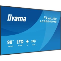 Écran d'affichage dynamique iiyama LE9864UHS-B1AG 98" 4K Ultra HD