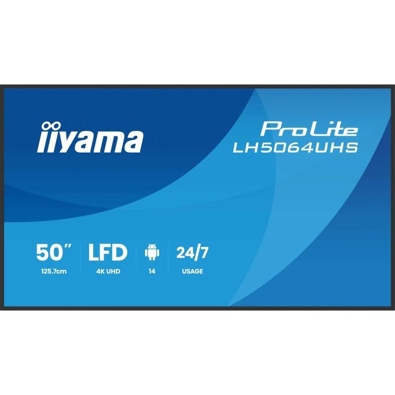 Écran d'affichage dynamique iiyama LH5564UHS-B1AG 55" 4K Ultra HD