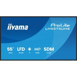 Écran d'affichage dynamique iiyama LH5575UHS-B2AG 54.6" 4K Ultra HD