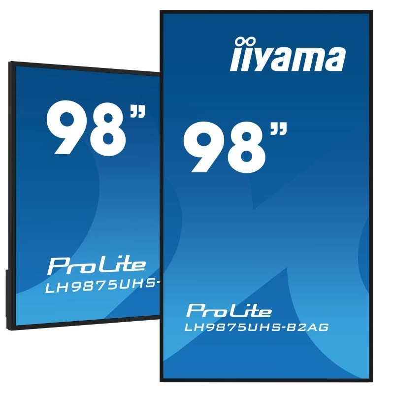 Écran d'affichage dynamique iiyama LH9875UHS-B2AG 97.5" 4K Ultra HD