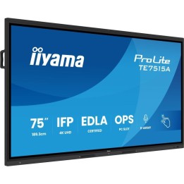 Écran interactif tactile iiyama TE7515A-B2AG 75" 4K Ultra HD