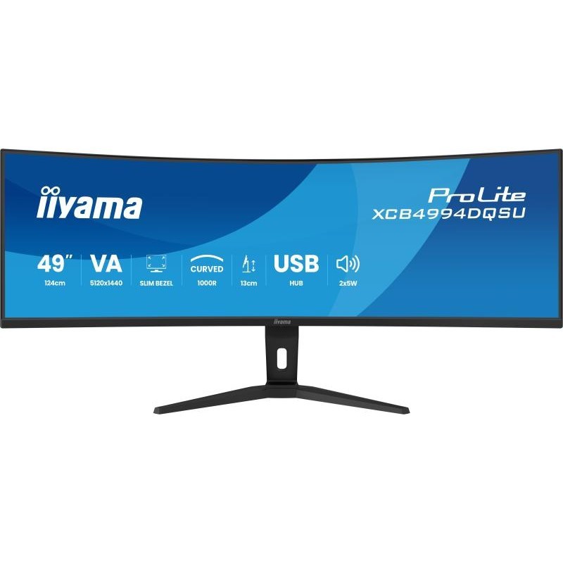 Écran PC incurvé iiyama XCB4994DQSU-B1 49" Dual QHD