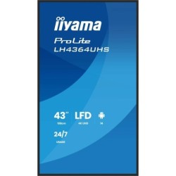 Écran d'affichage dynamique iiyama LH4364UHS-B1AG 43" 4K Ultra HD