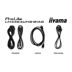 Écran d'affichage dynamique iiyama LH4364UHS-B1AG 43" 4K Ultra HD