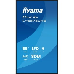 Écran d'affichage dynamique iiyama LH5575UHS-B2AG 54.6" 4K Ultra HD
