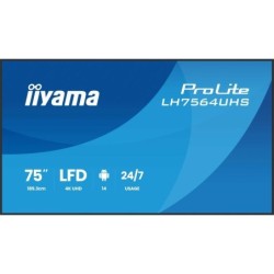 Écran d'affichage dynamique iiyama LH7564UHS-B1AG 75" 4K Ultra HD
