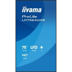 Écran d'affichage dynamique iiyama LH7564UHS-B1AG 75" 4K Ultra HD