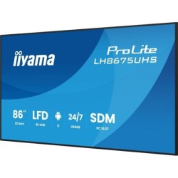 Écran d'affichage dynamique iiyama LH8675UHS-B2AG 85.6" 4K Ultra HD