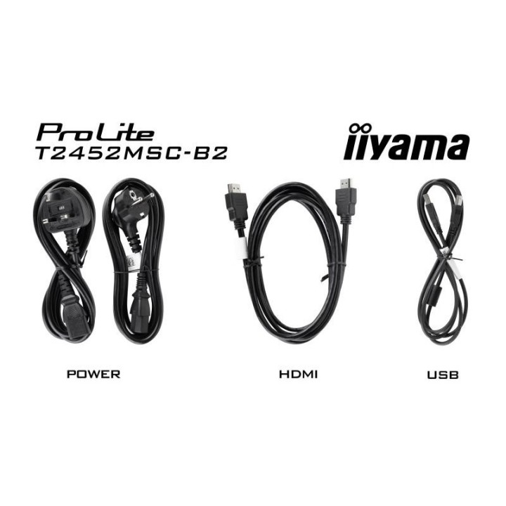 Écran tactile iiyama T2452MSC-B2 24" Full HD