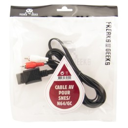 Câble Vidéo AV Pour SNES-GC-N64 | Ordiland