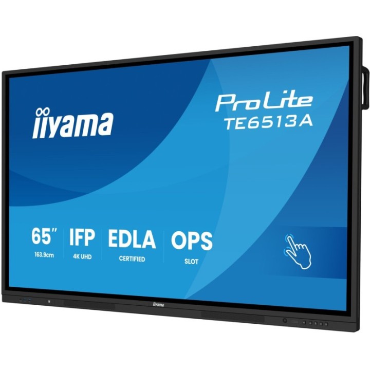 Écran interactif tactile iiyama TE6513A-B3AG 65" 4K Ultra HD