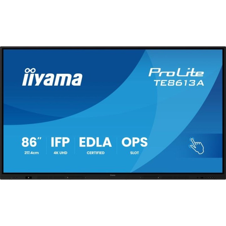 Écran interactif tactile iiyama TE8613A-B2AG 85.6" 4K Ultra HD