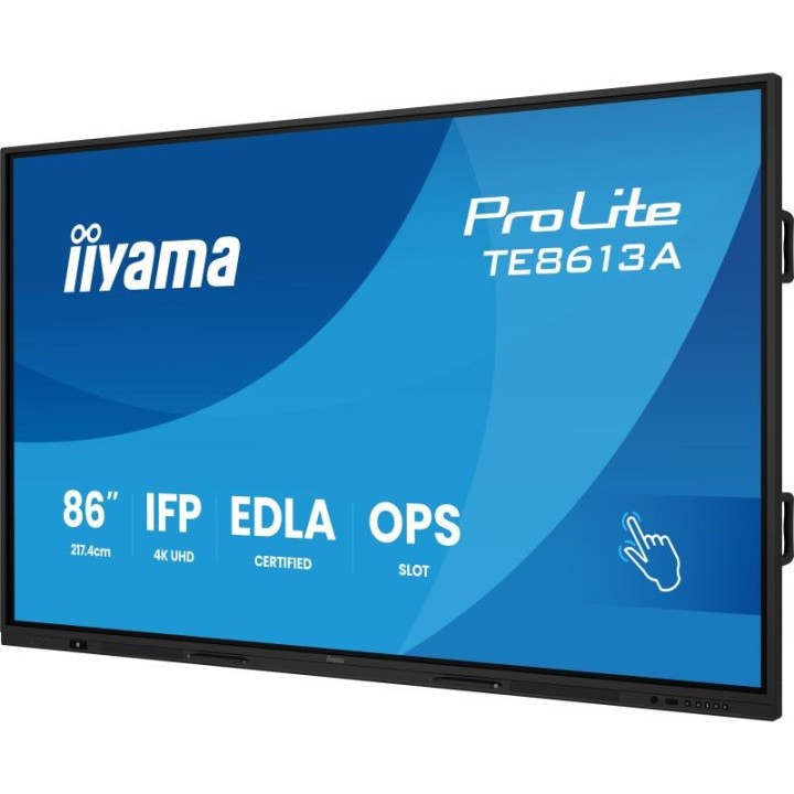 Écran interactif tactile iiyama TE8613A-B2AG 85.6" 4K Ultra HD