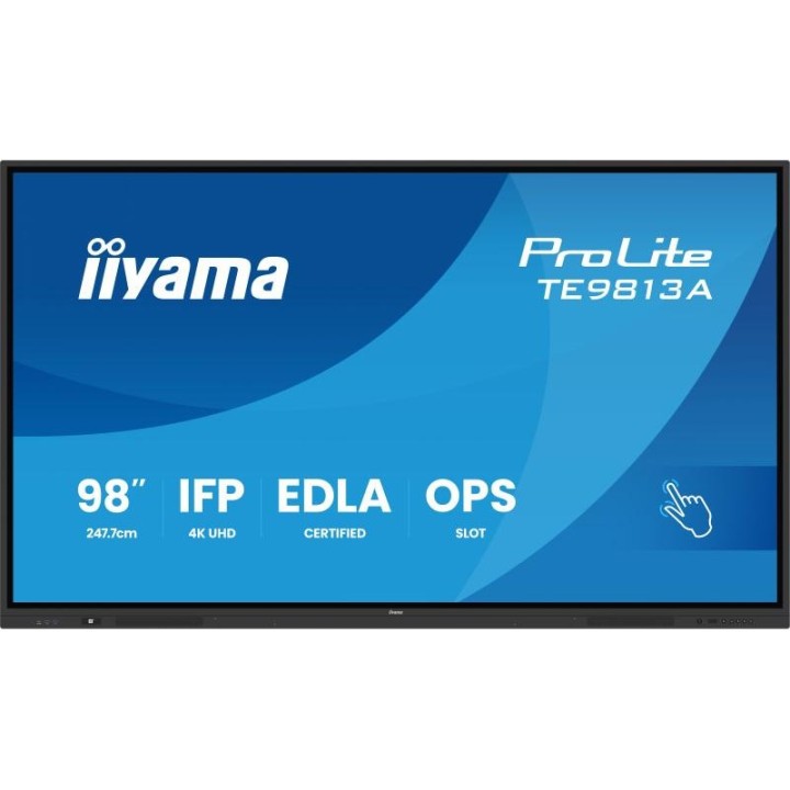Écran interactif tactile iiyama TE9813A-B2AG 97.5" 4K Ultra HD