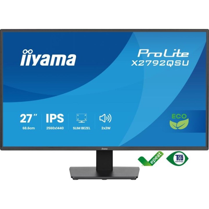 Écran PC iiyama X2792QSU-B1 27" Quad HD