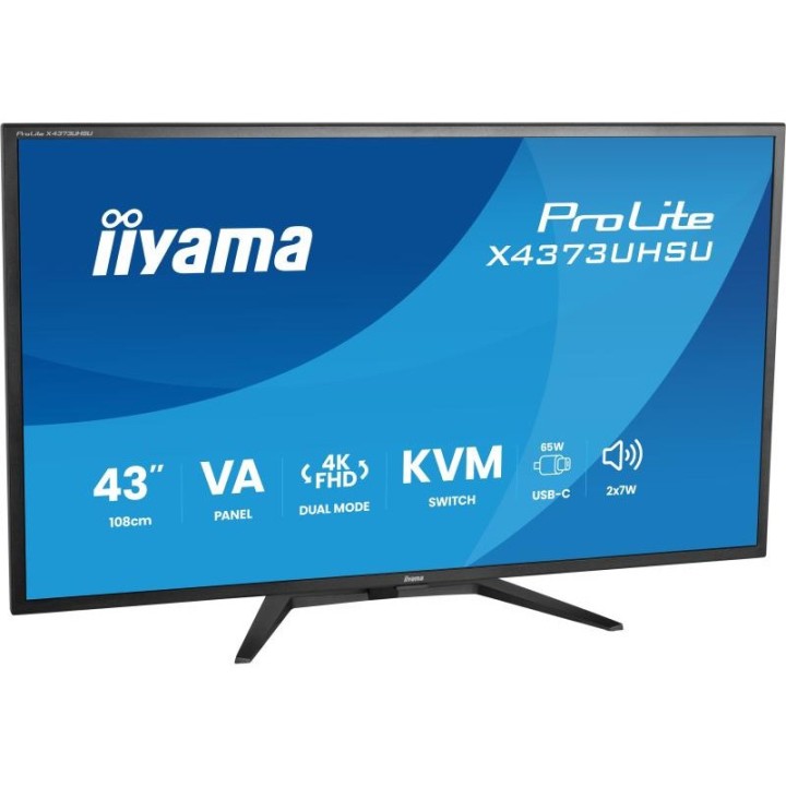 Écran PC iiyama X4373UHSU-B2 43" 4K Ultra HD