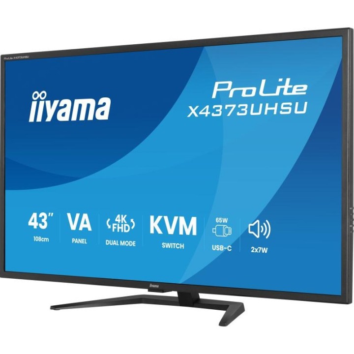 Écran PC iiyama X4373UHSU-B2 43" 4K Ultra HD